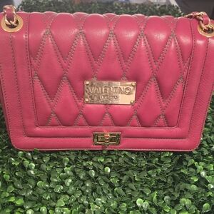Valentino Pink Quilted Crossbody Bag